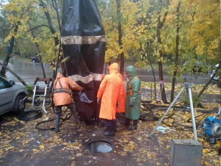 Пневматическое заглушающее перекрытие LAMPE тип 1-2200, применение